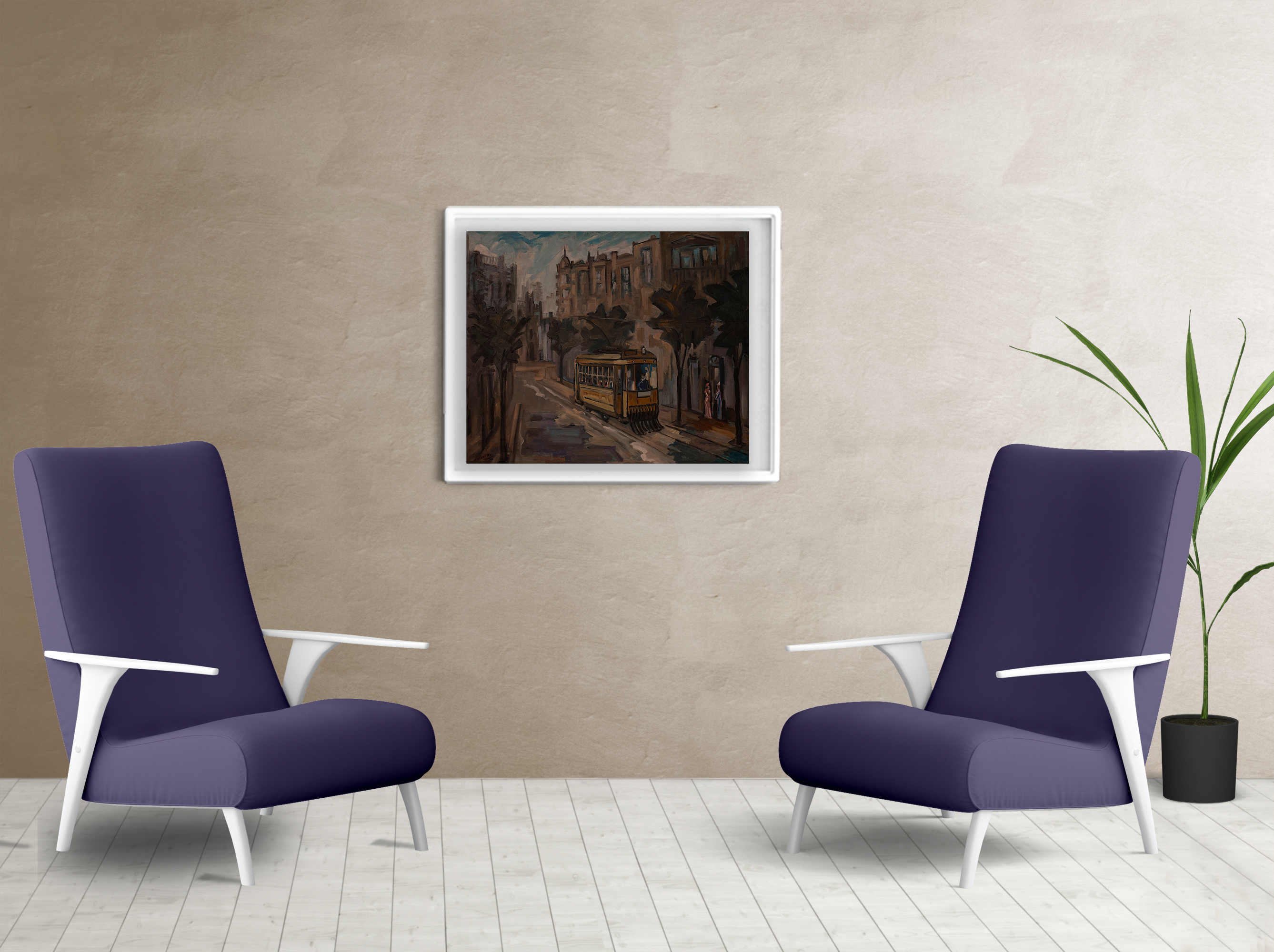 Living cuadro Buenos Aires 3